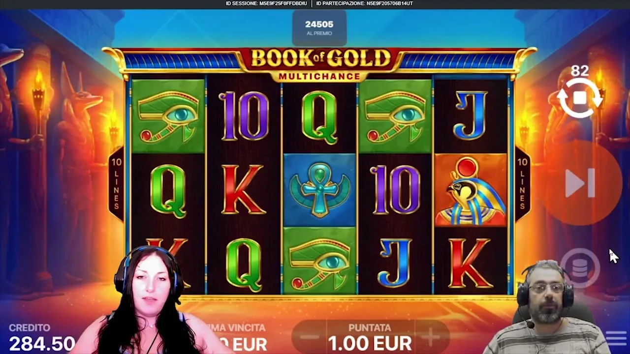 Book of Gold: Multichance con Paysafecard