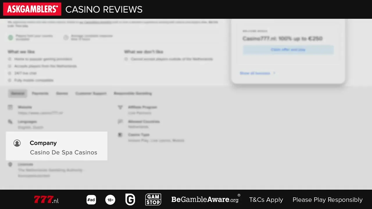 Casino777 — Paysafecard