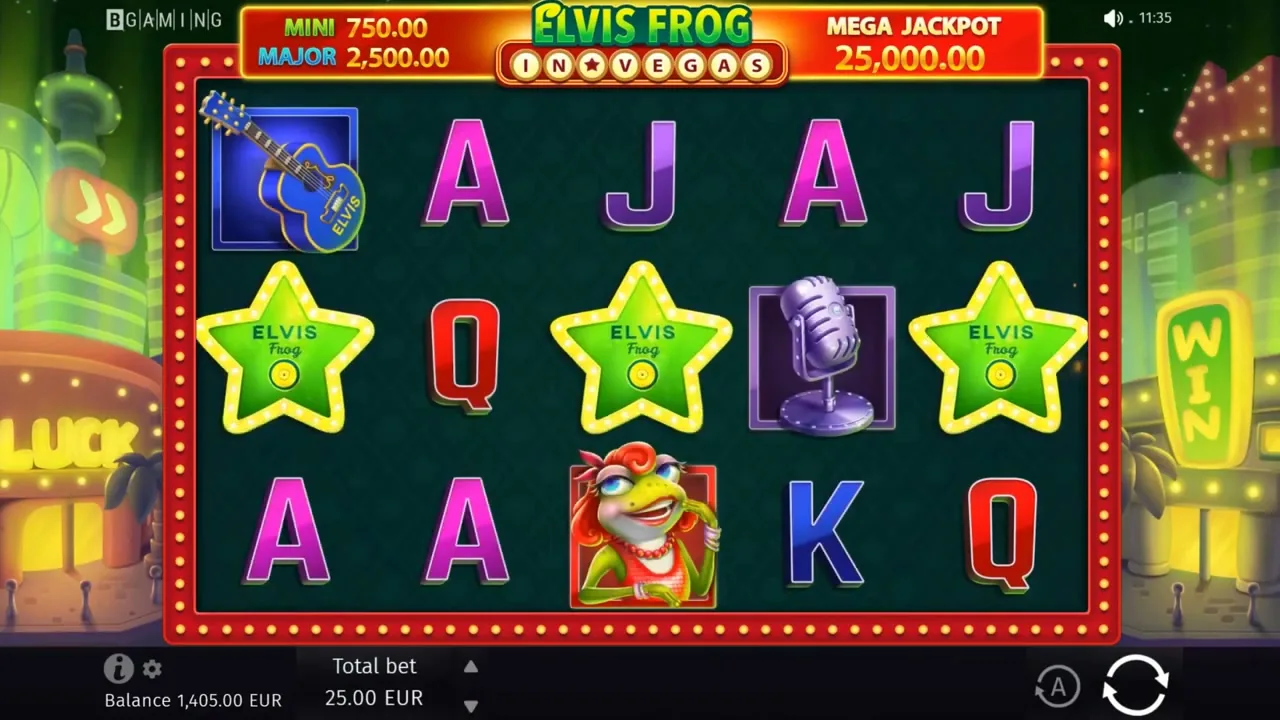 Elvis Frog in Vegas — Paysafecard