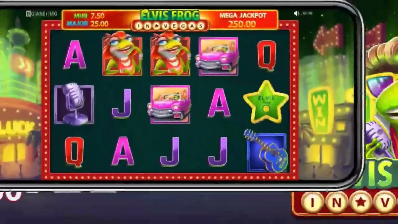 Elvis Frog in Vegas con Paysafecard
