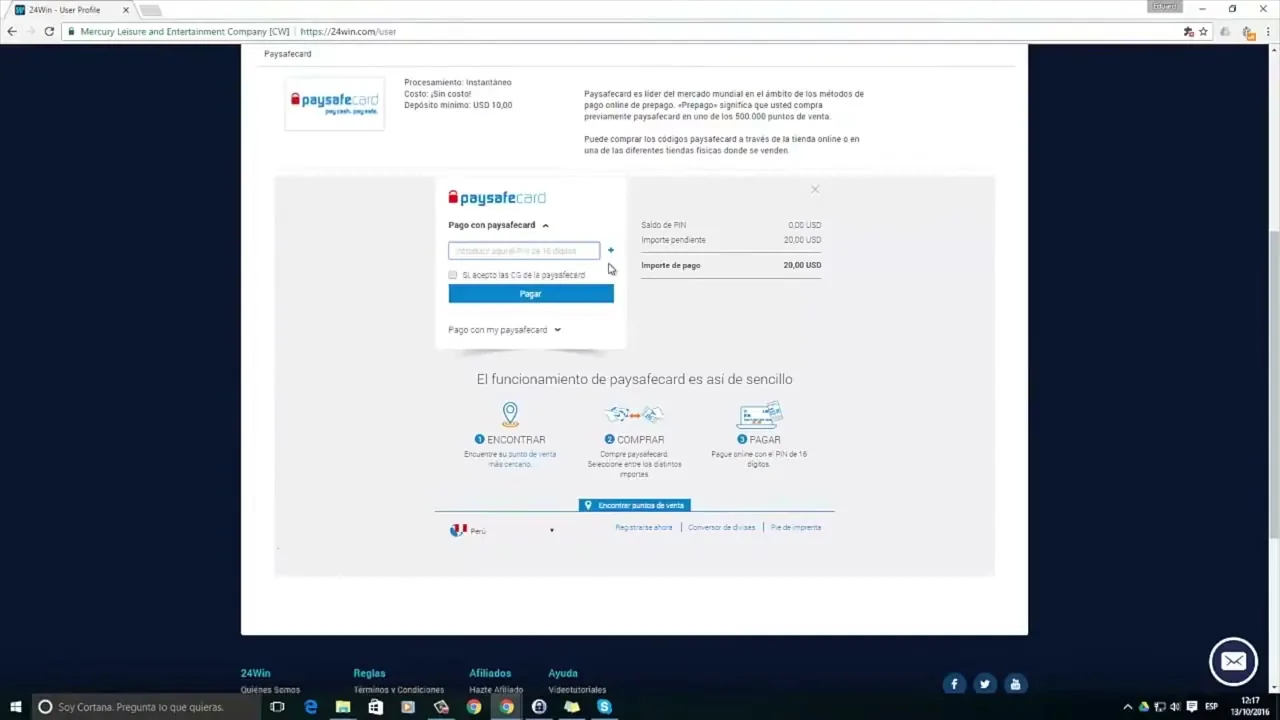 Paysafecard — casino con Paysafecard